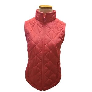 T by Talbot pink lightweight puffer vest nwot